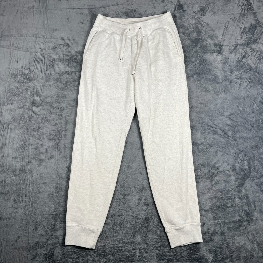 Uniqlo Jogger Sweatpants Womens Small White Heather Workout Athleisure Pants